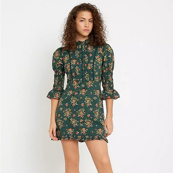 Laura Ashley Dresses & Skirts - Laura Ashley x Urban Outfitters Maisy Mock Neck Mini Dress